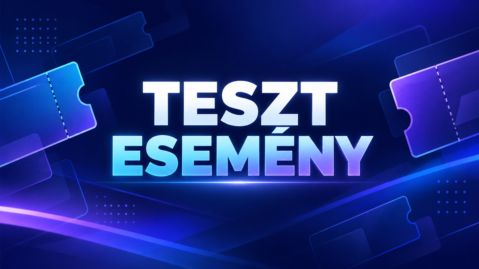 TESZT ESEMÉNY – Hoppajegy próbaesemény borítókép